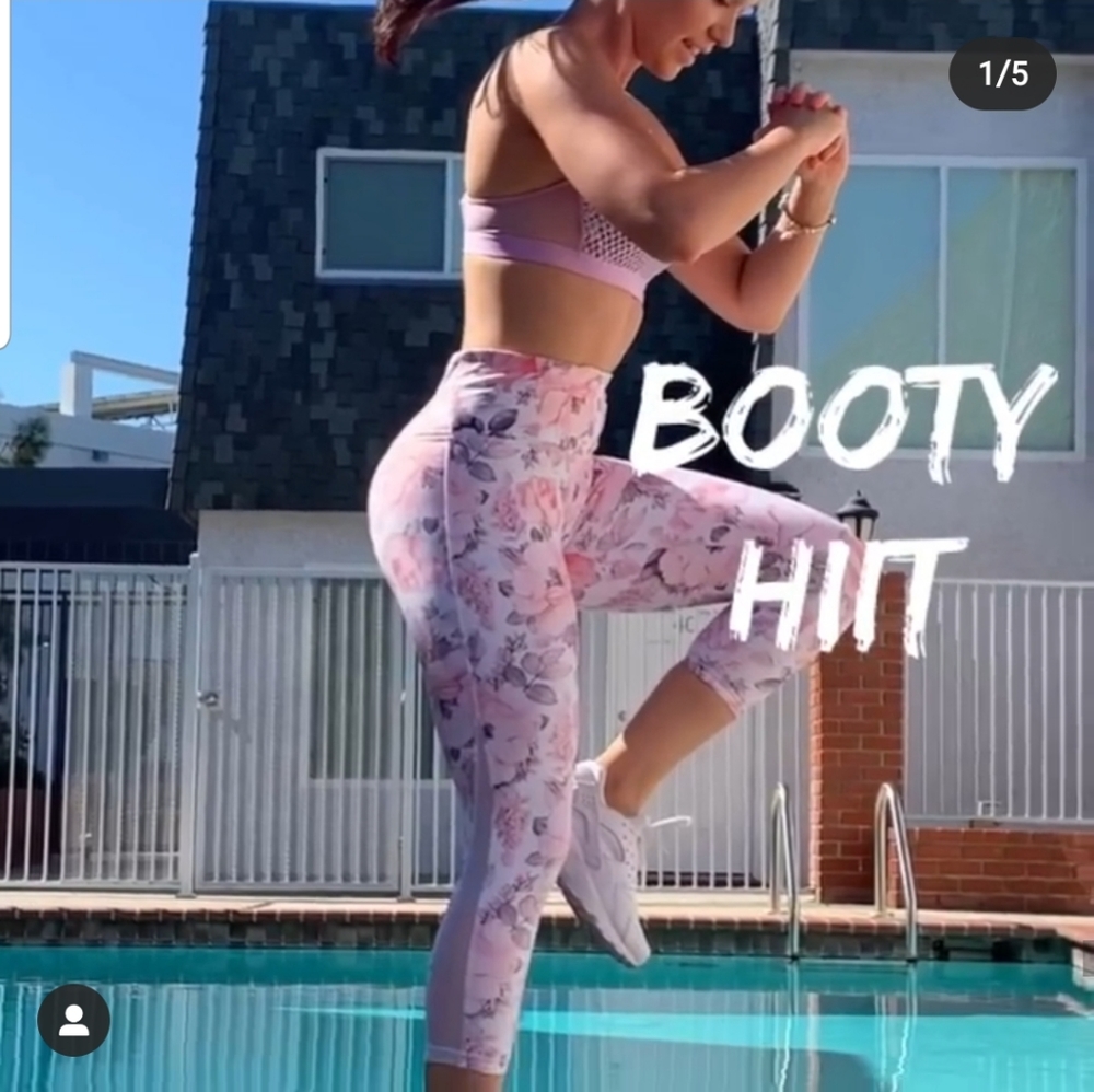 Yoga Floral Capris